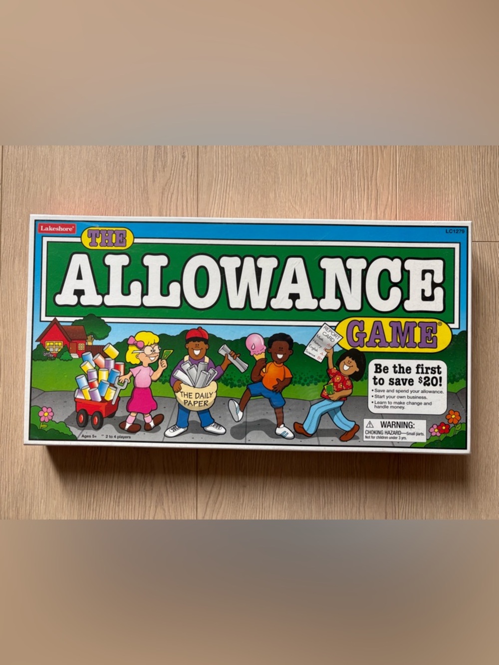 NIB Lakeshore Allowance Game  Family Board Game - Green and Blue Box